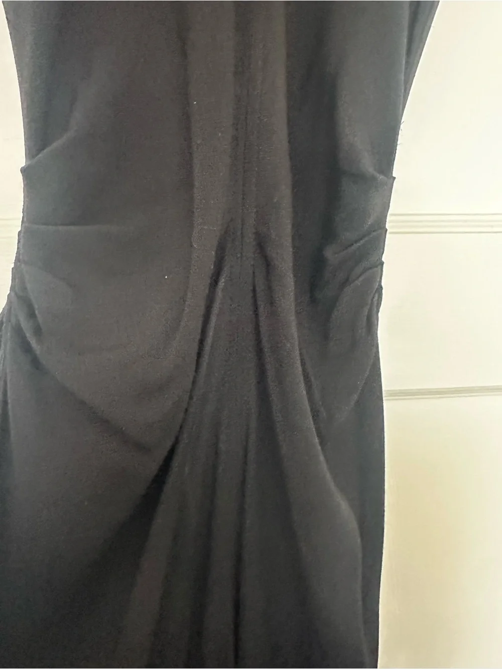 Zara Elegant Black Maxi Dress with Cap Sleeves